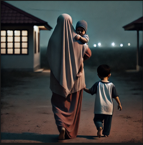 Di balik segala perih, pasti ia tahu bahwa ia tak sendiri