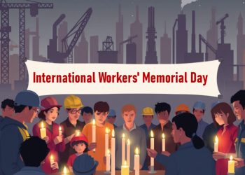 Perjuangan dan Kenangan: Momen Hari Perkabungan Buruh Internasional untuk Keselamatan di Tempat Kerja