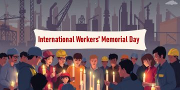 Perjuangan dan Kenangan: Momen Hari Perkabungan Buruh Internasional untuk Keselamatan di Tempat Kerja