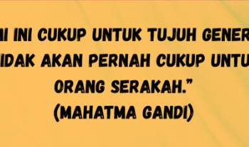 Kecemasan akan Keserakahan