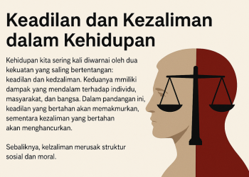 Keadilan dan Kedzaliman dalam Kehidupan