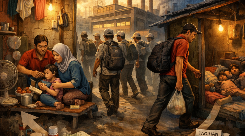 Kontrakan – Pabrik – Kontrakan: Hidup yang Berputar di Tempat