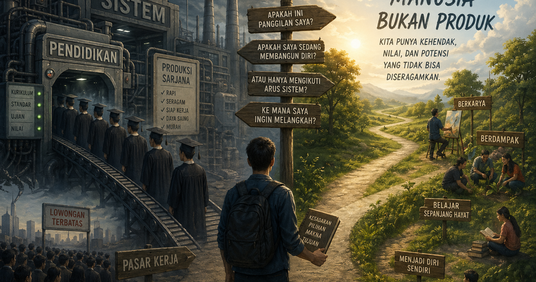 Sarjana dalam Mesin: Ketika Pendidikan Kehilangan Arah Manusia