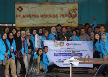 Hilirisasi Nyata! Mahasiswa S2 Manajemen Unpam Kupas Strategi Proyek Konstruksi Baja di Dunia Industri