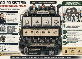 Korupsi Sistemik dan Kekeliruan Narasi “Oknum”