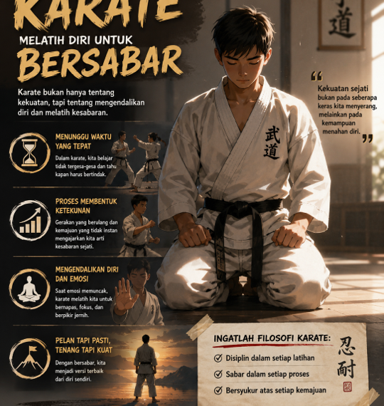 Belajar Karate Melatih Diri untuk Bersabar