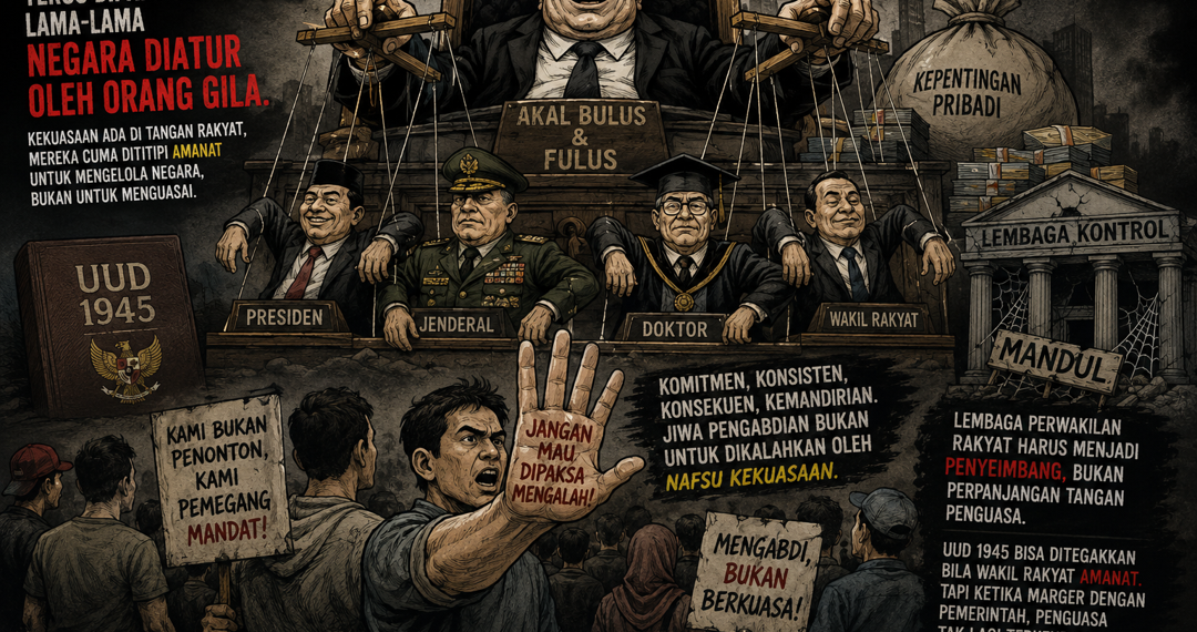 Ketika Orang Waras Terus Dipaksa Mengalah