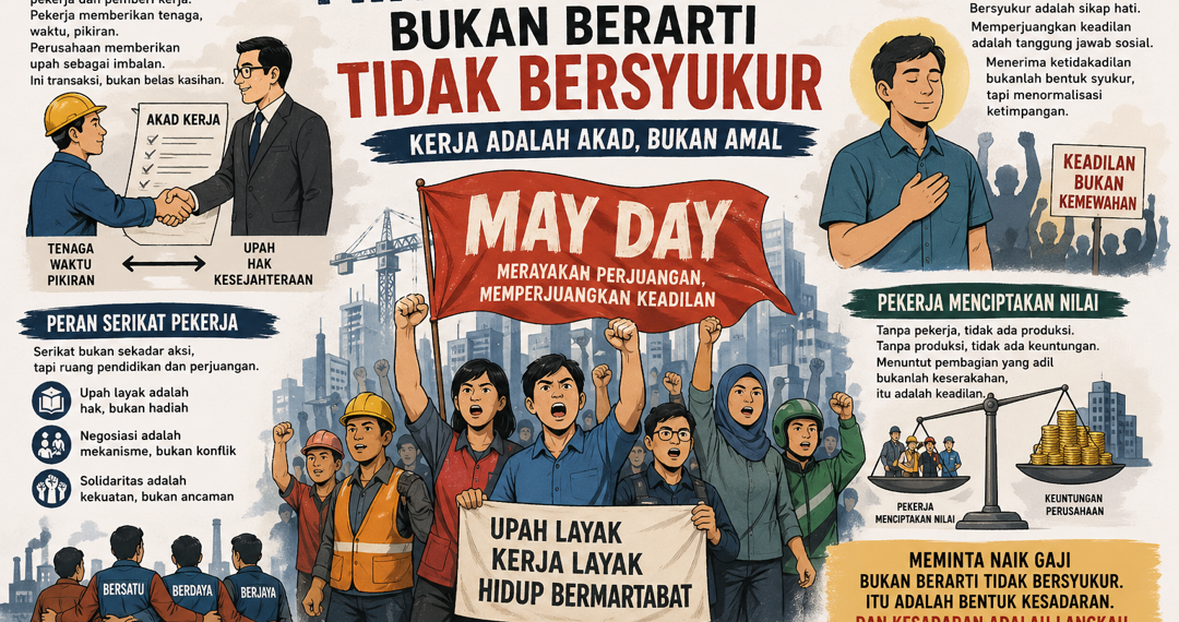 Minta Naik Gaji Bukan Berarti Tidak Bersyukur: Kerja Adalah Akad, Bukan Amal