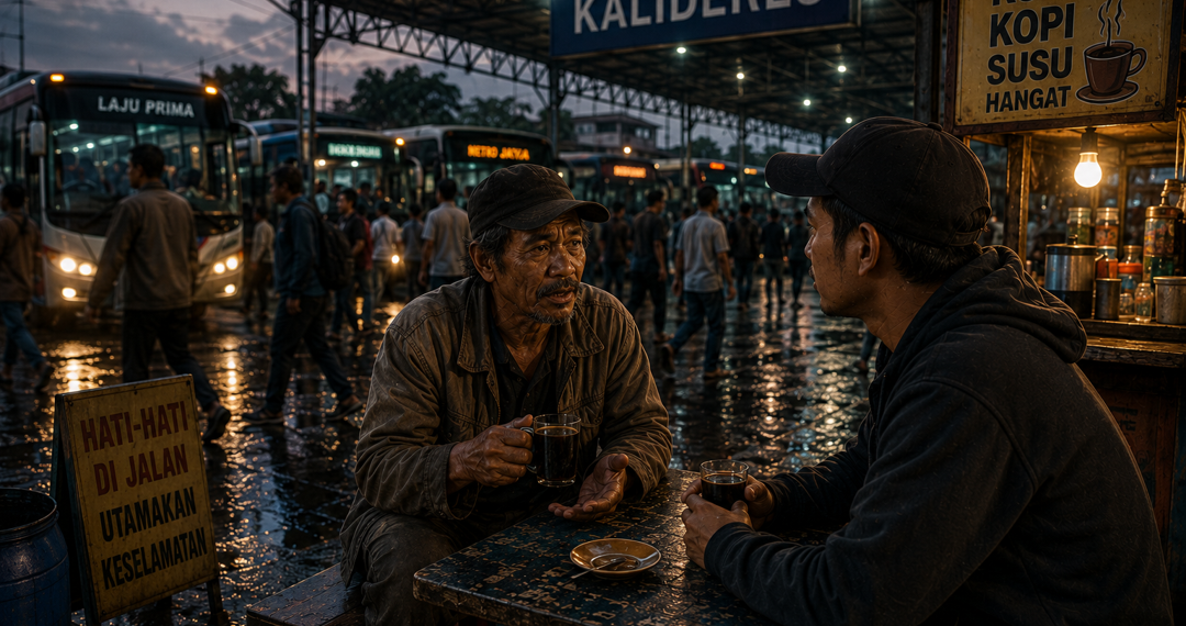 TERMINAL KALIDERES, SEGELAS KOPI & CERITA TENTANG SLOT