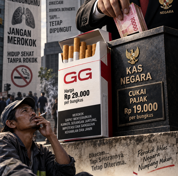 Negara Benci Rokok, Tapi Cinta Cukainya