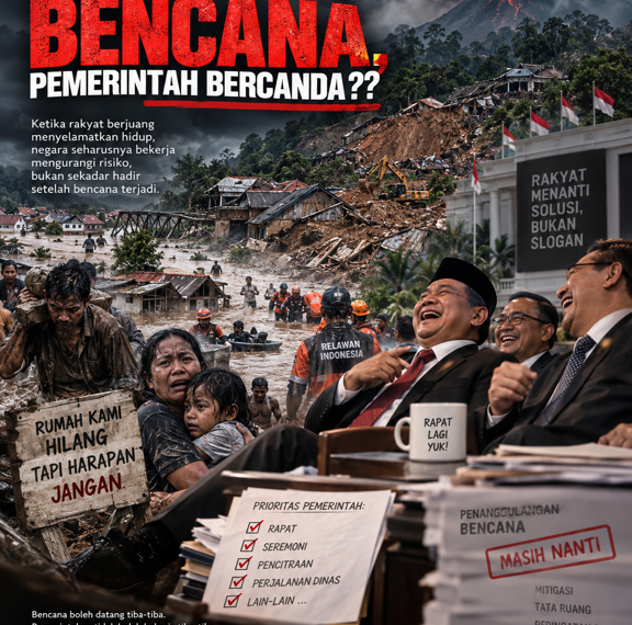 Indonesia Bencana, Pemerintah Bercanda?